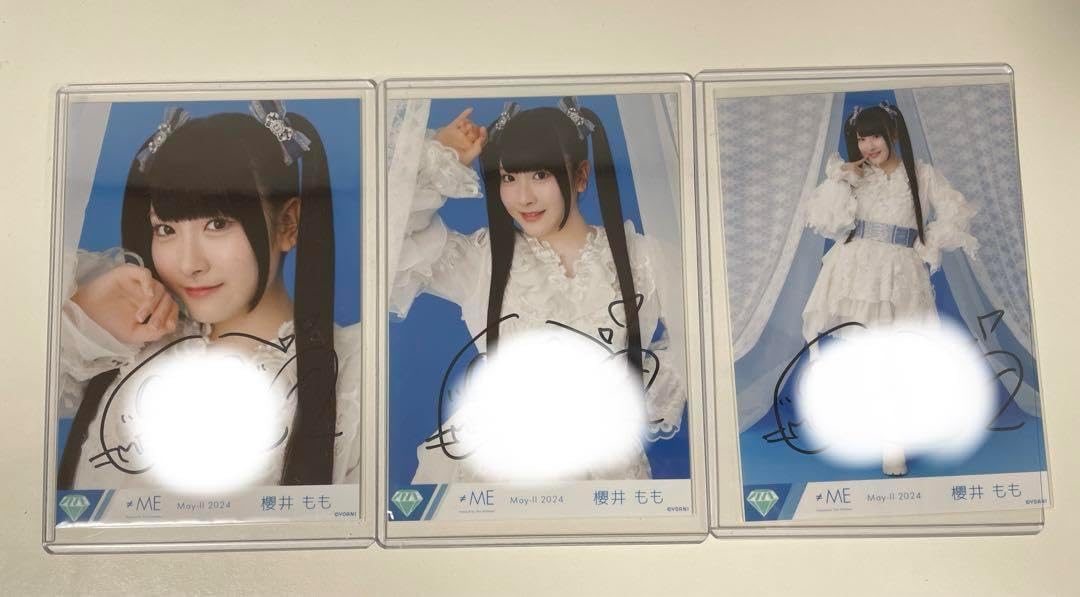 ノイミー 櫻井もも 直筆 ♡*︎様 櫻井もも 直筆 チェキ 櫻井も